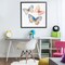 Stupell Industries Whimsical Butterfly Trio Framed Giclee, design by Creative Studio